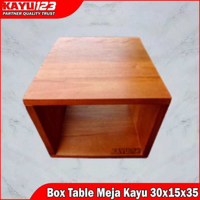 Box Table Meja Kayu Kotak Minimalis  Meja Kotak