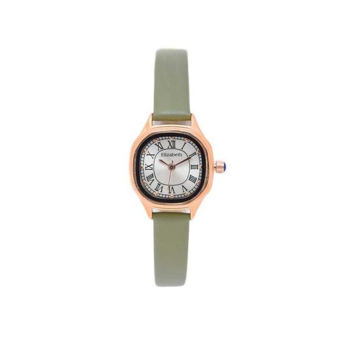 Ori - Jam Tangan Elizabeth 2200-0835 - Leather Strap Wanita Elegan