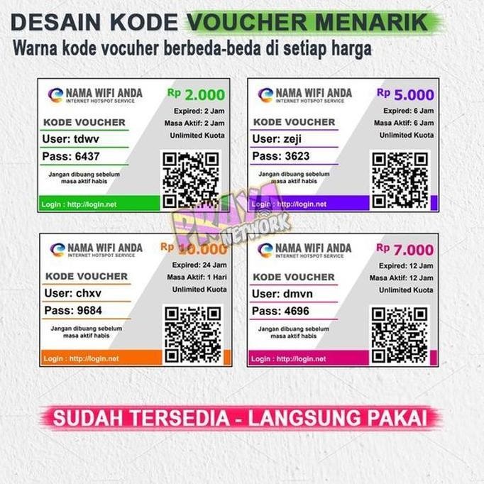 Paket Rt Rw Net Lengkap Usaha Wifi Sistem Hotspot Voucher Full New Stok