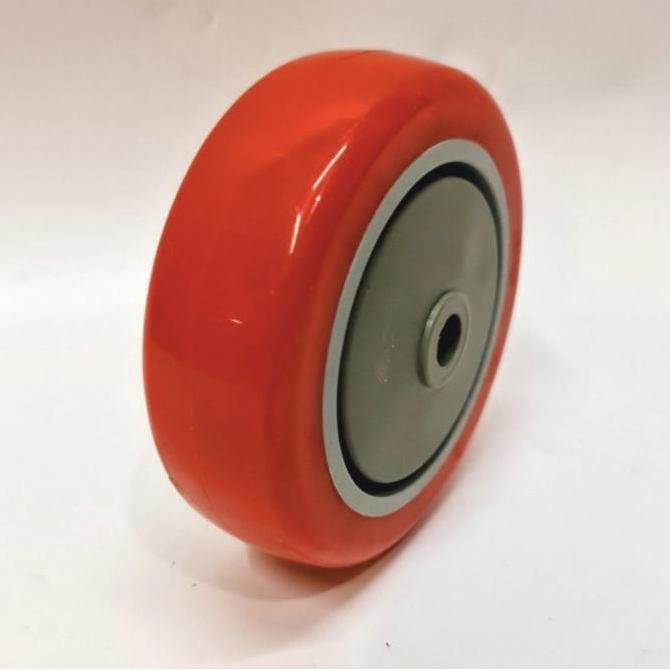 ready Wheel only 5inch pu german/ roda pu 5"/roda only merah 5inch /wo pu 5"