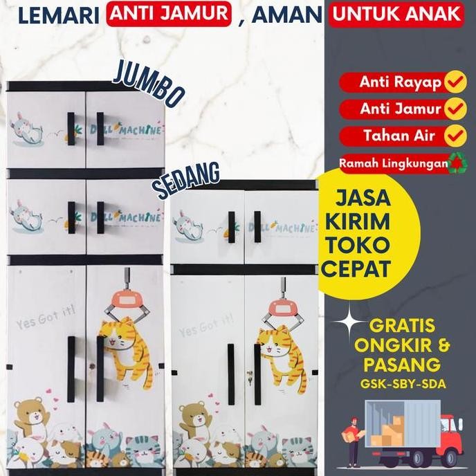 Lemari Plastik Jumbo Miami Orlando Lemari Anak