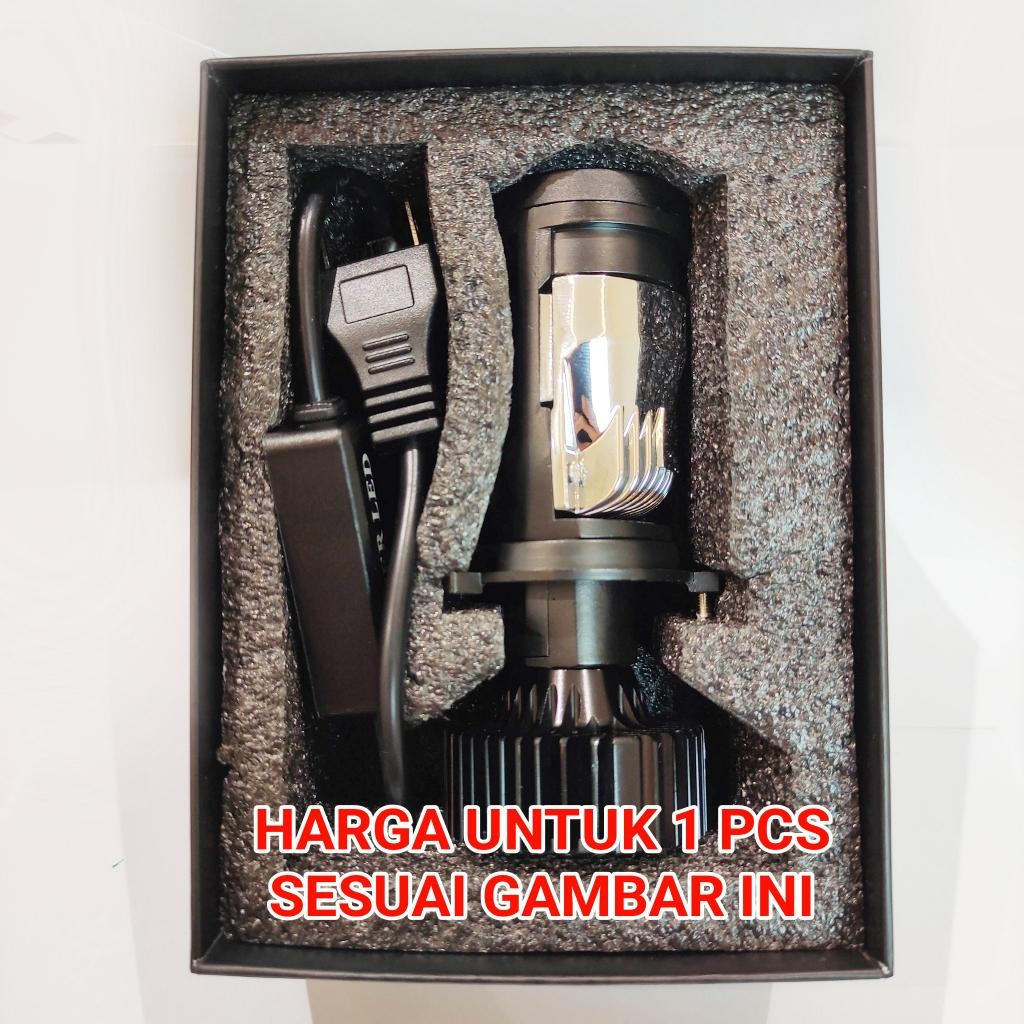 Tgs Lampu Led Mobil Motor H4 Mini Projector Projie Mp25S 3 Warna Master Led