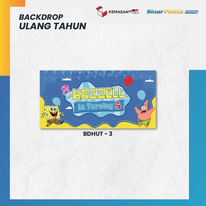 ready FREE DESIGN Backdrop Ulang Tahun Custom | Backdrop Ulang Tahun Anak