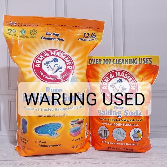 

LM BAKING SODA MERK Arm & Hammer Baking Soda 2.26 KG MADE IN USA 2.26KG