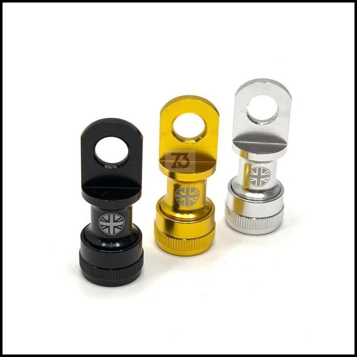 Pedal holder QR union Jack for MKS