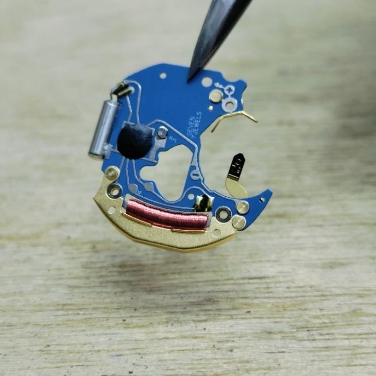 IC/Circuit Mesin Jam Tangan Swiss ETA Type 956.412/956.414 Baterai 721 Original DiM