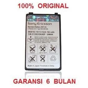 Diskon Battery Sony Ericsson Bst-35 K500I K700I K300I Original 100%