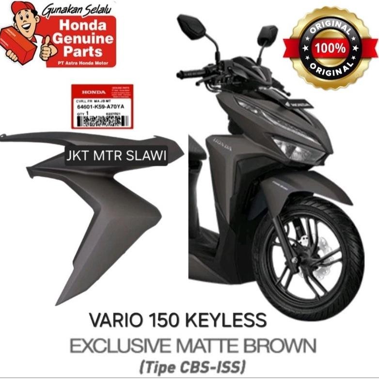 64501/64601 k59 A70YA sayap depan r/l vario 150 vario 125 new 2018-2022 coklat doff harga satuan ori