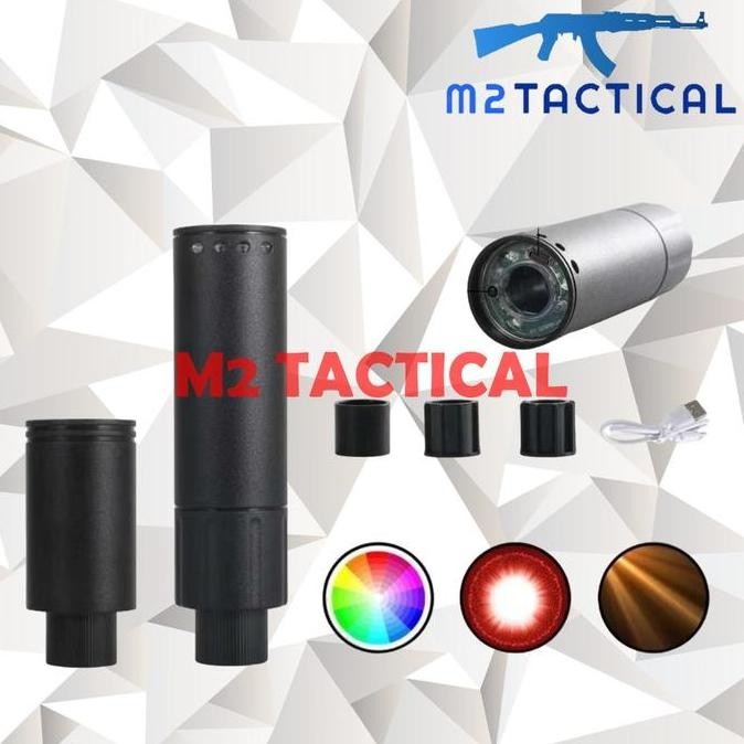 New Silencer Head Fire Effect Adapter 14mm 16mm 19mm Gel Blaster Dcobra AEG Tanpa Derat