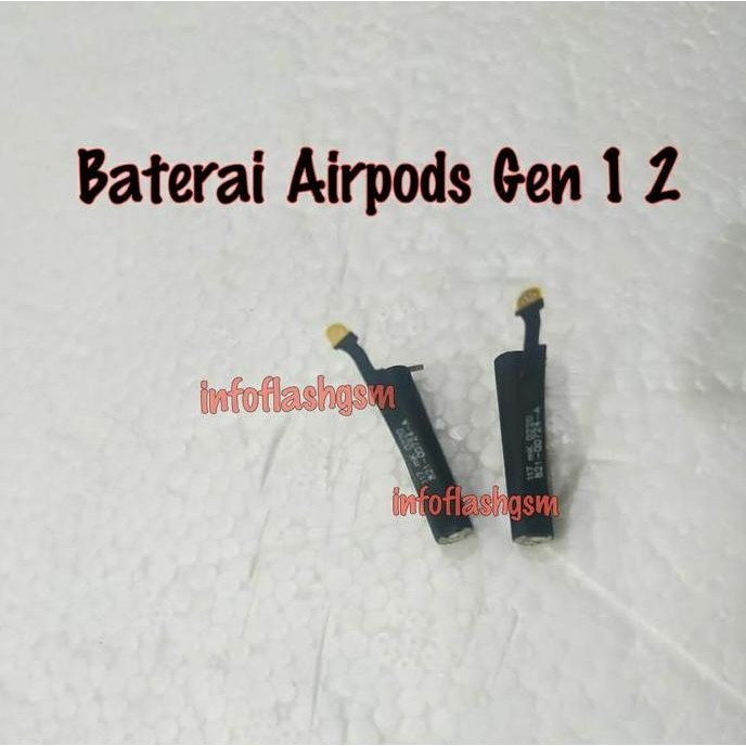 Diskon Baterai Airpods Gen 1 Gen 2 - Battery Batre Earbuds Apple Original