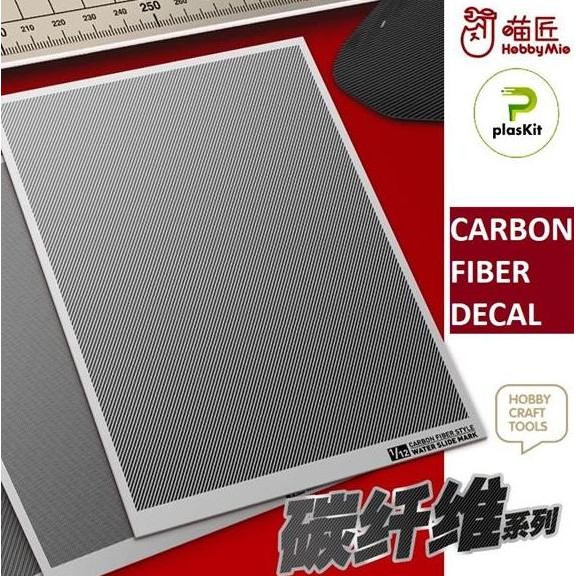 Produk Baru Stiker Decal Carbon Fiber High Precision Water Slide Custom Mio