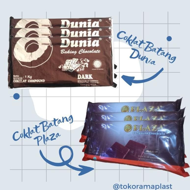 

Terlaris Coklat Batang Dunia / Plaza 1Kg / Compound Dunia / Coklat Compound / Coklat Dark Compound / Coklat Es Kulkul / Topping Es Kulkul / Coklat Karakter Uy-23