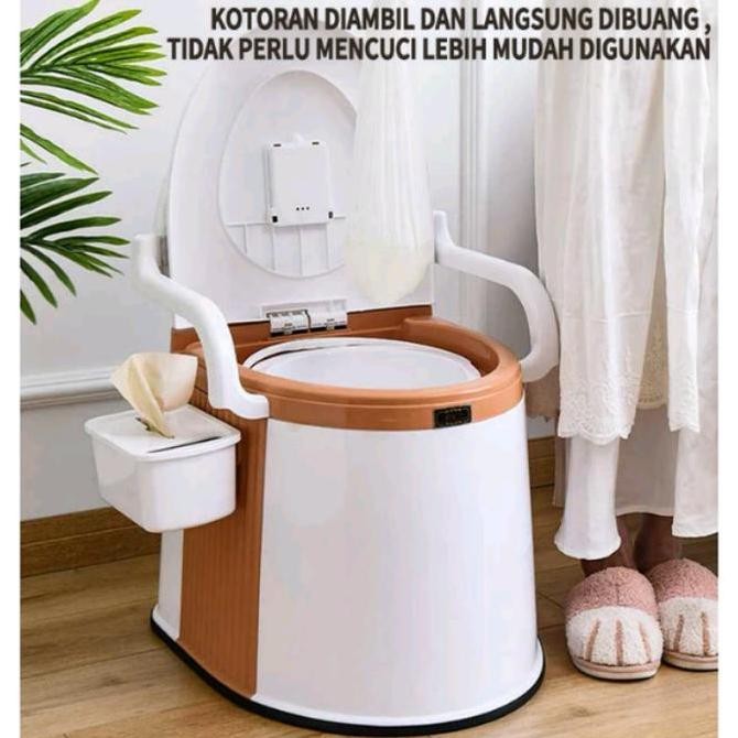 Kloset Kursi Pispot Lansia / Kursi Pispot Ibu Hamil Pispot/Kursi Toilet/Toilet Portable/Wc Duduk Lan