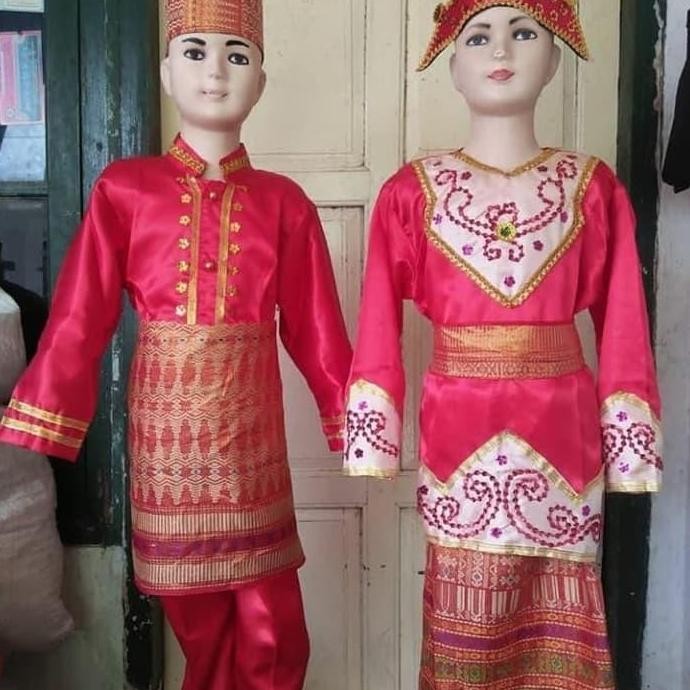 Pakaian Adat Palembang Anak Tk - Sd / Baju Pakaian Adat Palembang
