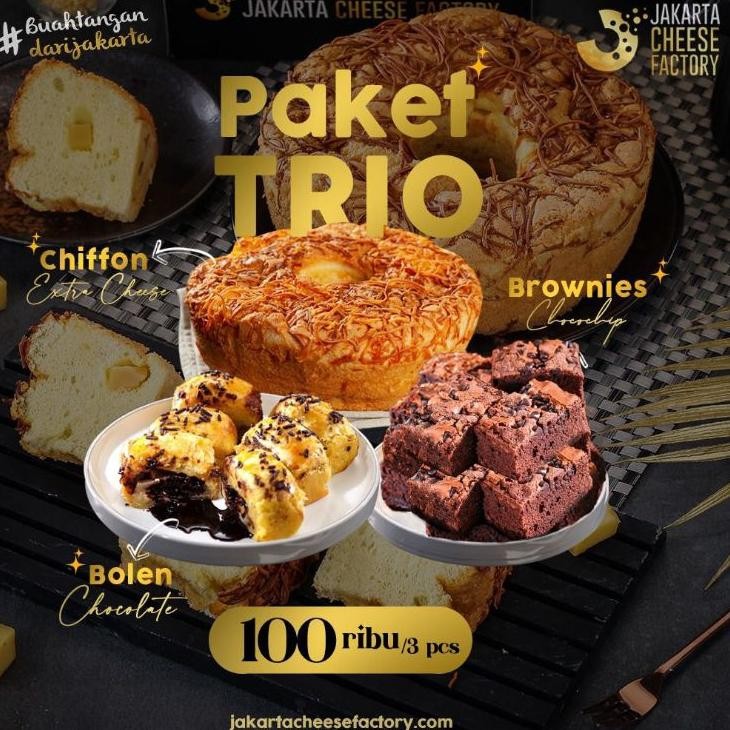 

Paket Trio Jakarta Cheese Factory