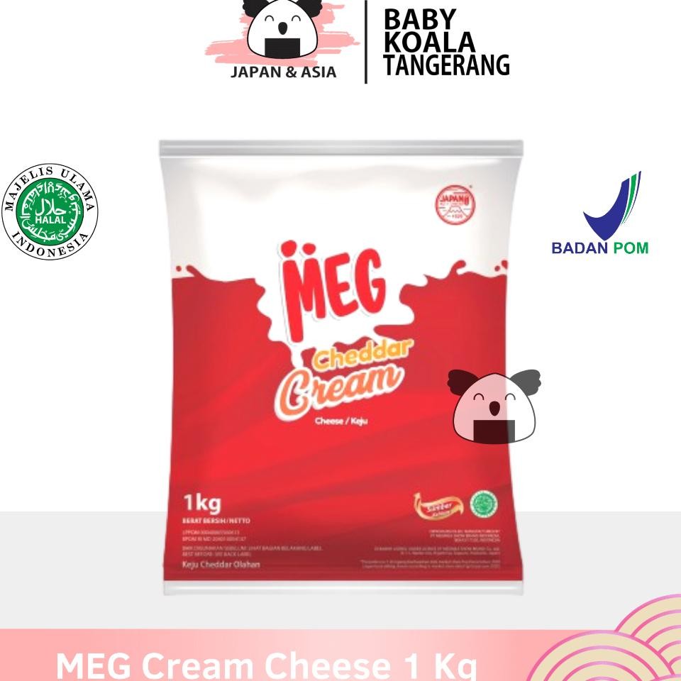 

Meg Cheese Cheddar Cream 1 Kg Halal Chedar