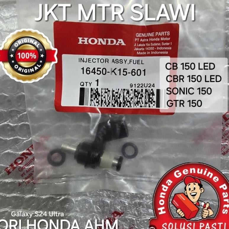 16450-K15-601 injector injektor cb 150, cbr 150, sonic, gtr 8 hole ori honda ahm