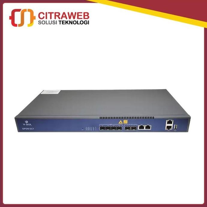 V-Sol V1600G0-B 4 Pon Gpon Olt Vsol V1600G0-B 4 Port Pon Gpon Olt New Stok