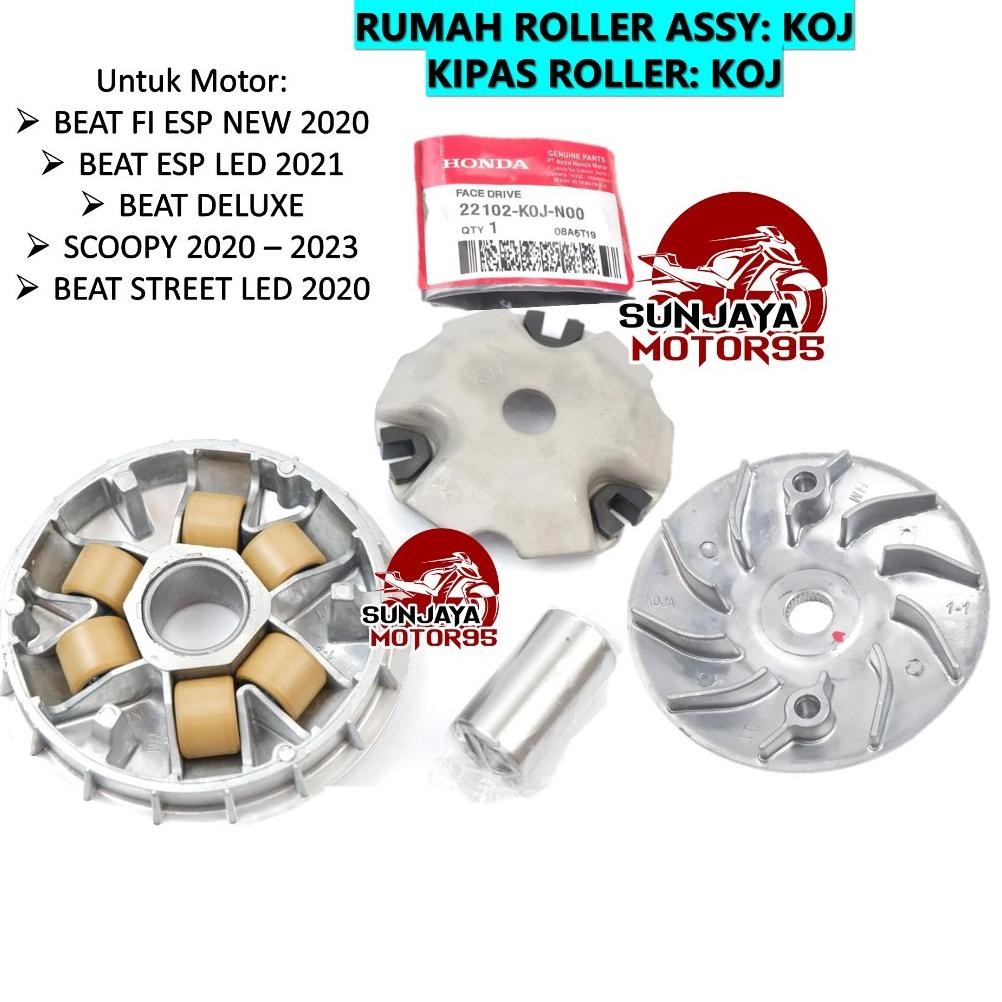 Rumah Roller + Kipas CVT Lawan Rumah Roller Genio - Beat New - Beat Deluxe - Scoopy Fi eSP 2020 KOJ