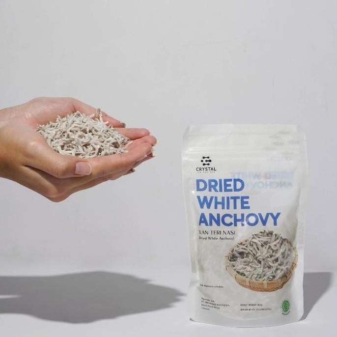 

Dried White Anchovy (Ikan Teri Nasi Kering) - Crystal of the Sea / Organik / Bebas gula Kering Food / Ikan teri HS