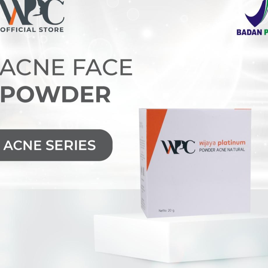 Wijaya Platinum Acne Face Powder Bedak Tabur Jerawat Anti Acne