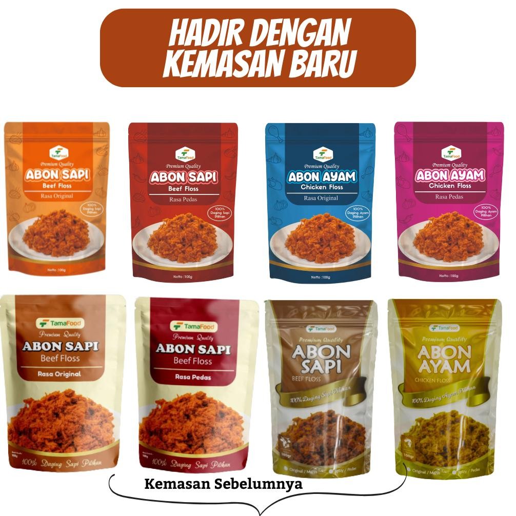 

Fue-K5X20 Tamafood - Abon Ayam Rasa Original / Pedas 100Gram Ad-3