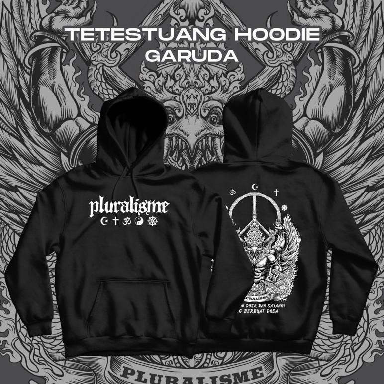 Promo Tetestuang Hoodie Garuda Pluralisme Kaos Pluralisme Humanity Above Religion V1