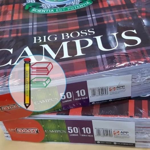 

Buku Tulis Bboss Campus Maxi 50 Lembar Per Pa Isi 10 Buku