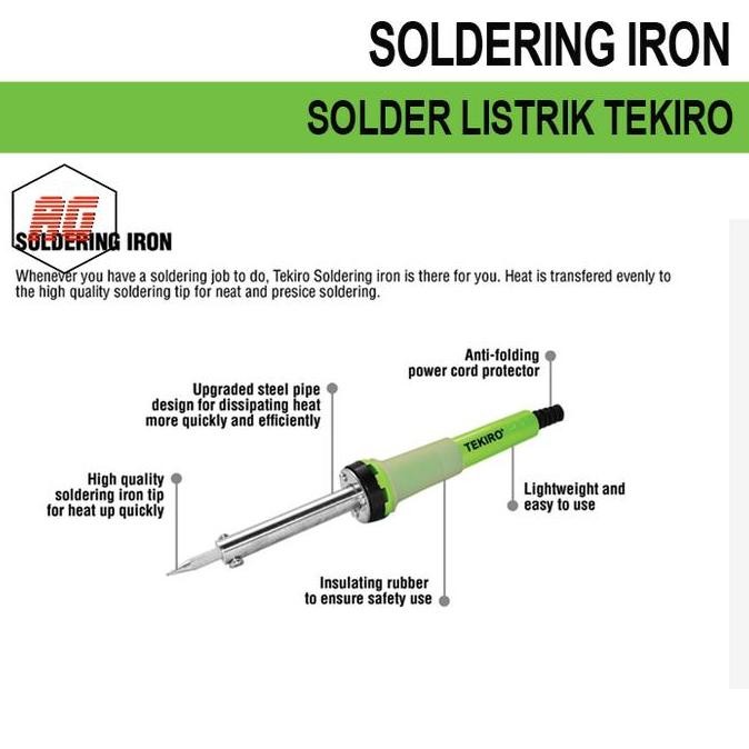 TEKIRO Solder Listrik / TEKIRO Soldering Iron
