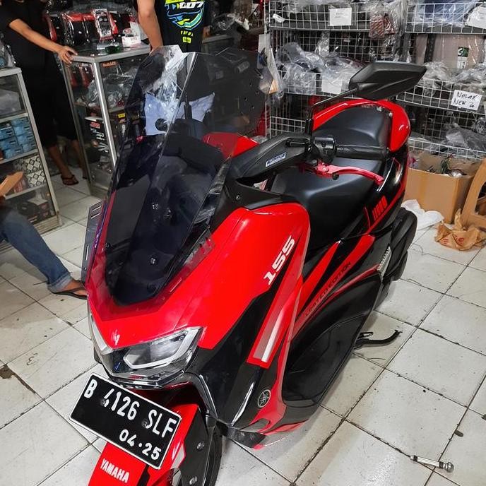 Visor Windshield Nmax New 2020 Custom Tinggi 60Cm Clear & Rayben Termurah