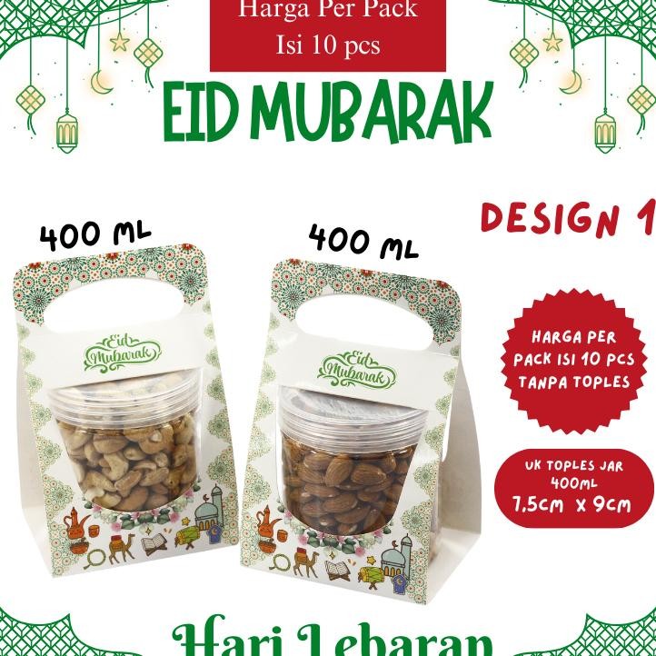 

er-23 Eh76 Packaging Kue Kering Box Toples Satuan Tabung Jar Kotak Kue Lebaran Viral Premium