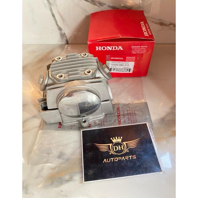 BLOK HEAD CYLINDER HEAD KOMPLIT ASTREA GRAND PRIMA SUPRA X SUPRA LAMA ORI KODE-GN5
