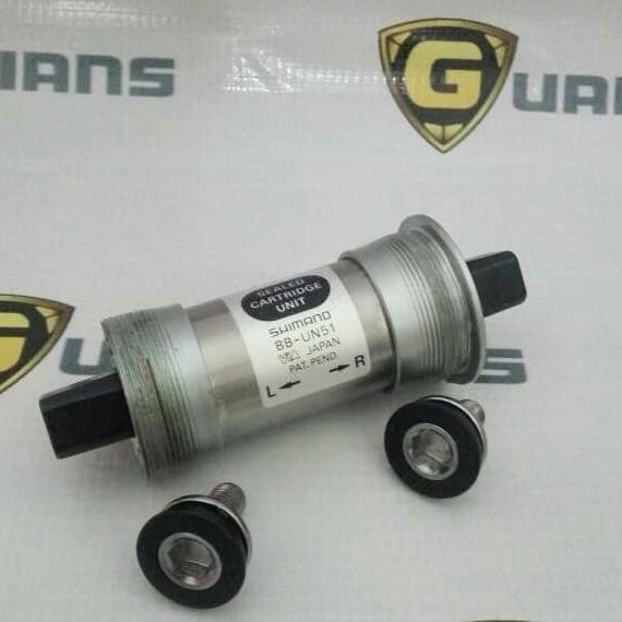 BOTTOM BRACKET SHIMANO UN51 JEPANG BB KOTAK BEARING SEPEDA MTB ROADBIKE ORIGINAL STOK TERBATAS