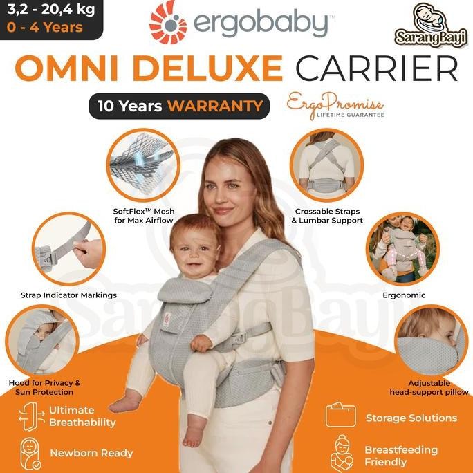 Ergobaby Omni Deluxe Baby Carrier / Gendongan Bayi SSC