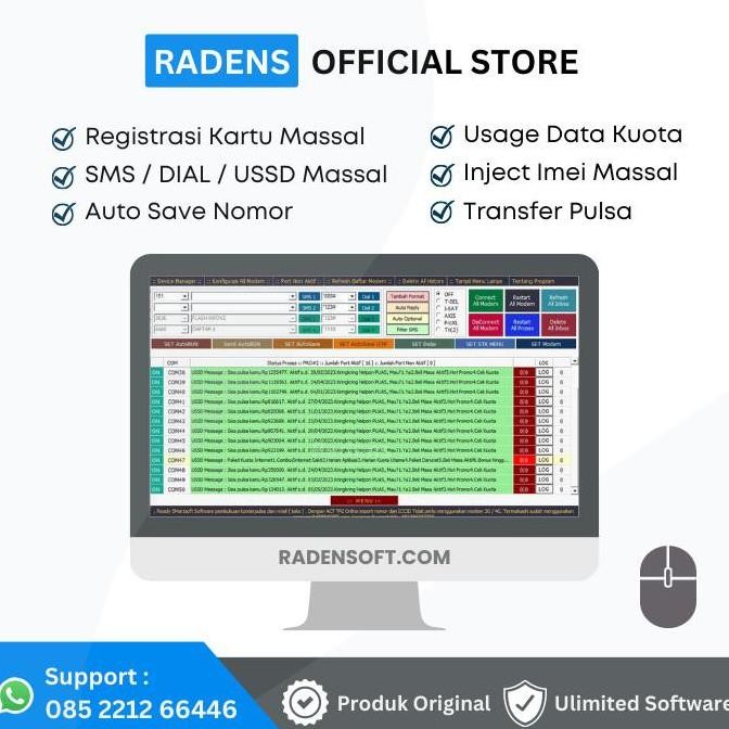 Modem Pool Foxcom 16 Port Usb 4G Usage Data Quectel Ec20F New Stok