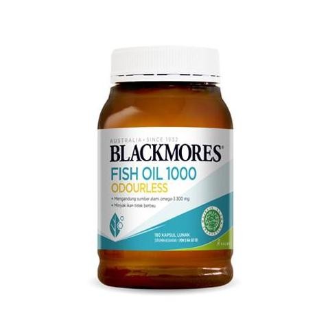 Blackmores Odourless Fish Oil 1000 Mg 180 Kapsul/EPA/DHA