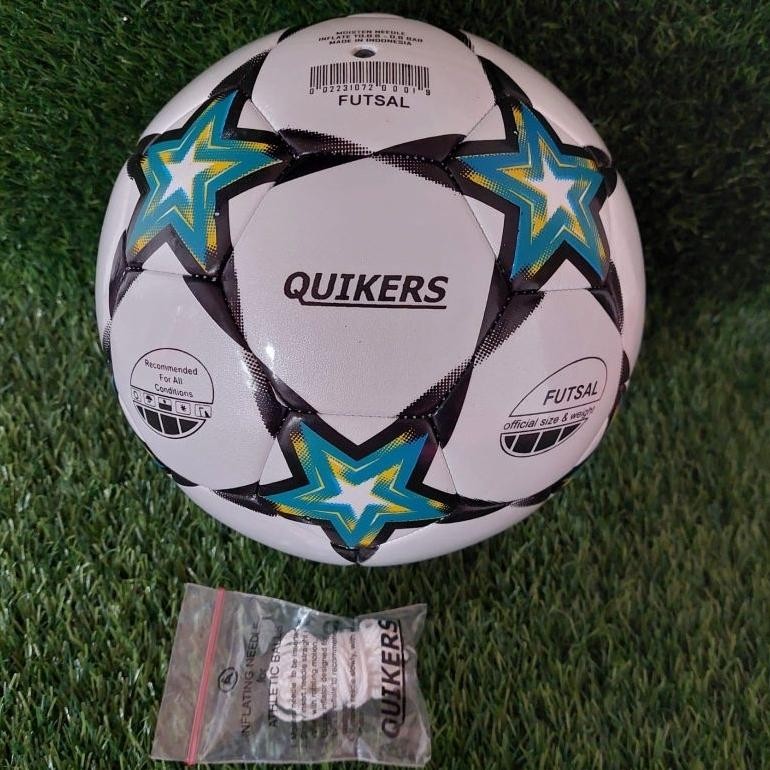 BOLA FUTSAL SIZE 4 QUIKERS ORIGINAL / BOLA FUTSAL ORIGINAL / BOLA FUTSAL