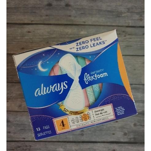 Whisper Always Infinity Flexfoam Pembalut Singapore