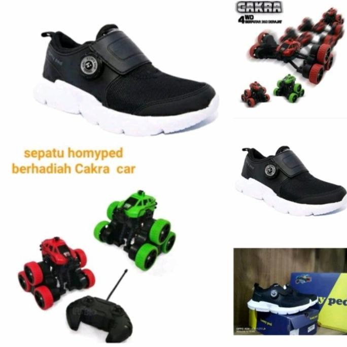 SEPATU ANAK SEKOLAH HOMYPED BERHADIAH MOBIL REMOT FLEX CAR TERBARU