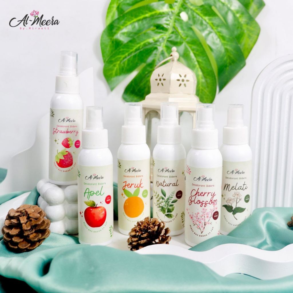 Spray Deodorant AL MEERA BIDARA Terbuat dari  Ekstrak Daun Bidara Salah Satu Produk Herbal N0n 4lk0h