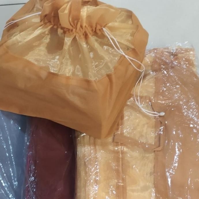 Tas Serut Nasi Kotak Atas Organdi Buat Nasi Box 22 Isi 12 Pcs Terlaris Dan Ter