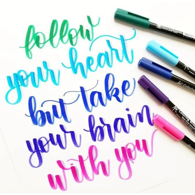 

Promo Sakura Koi Brush Pen Set 6 - Spidol Kuas Warna Watercolor Marker