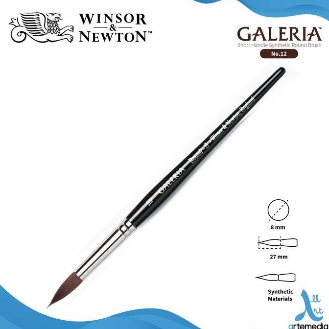

Promo Winsor & Newton Kuas Galeria Round Brush Short Handle - Kuas Lukis Akrilik Profesional