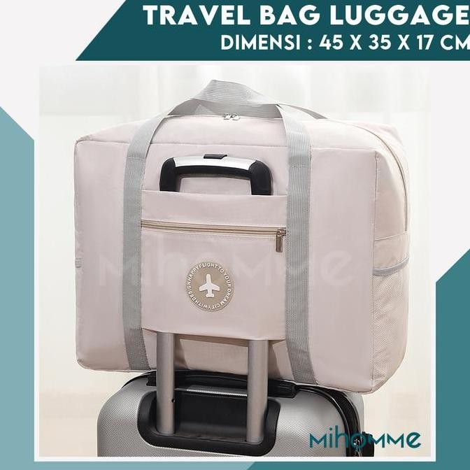Tersedia Travel Bag Koper Lipat Organizer Luggage Serbaguna Besar Lipat