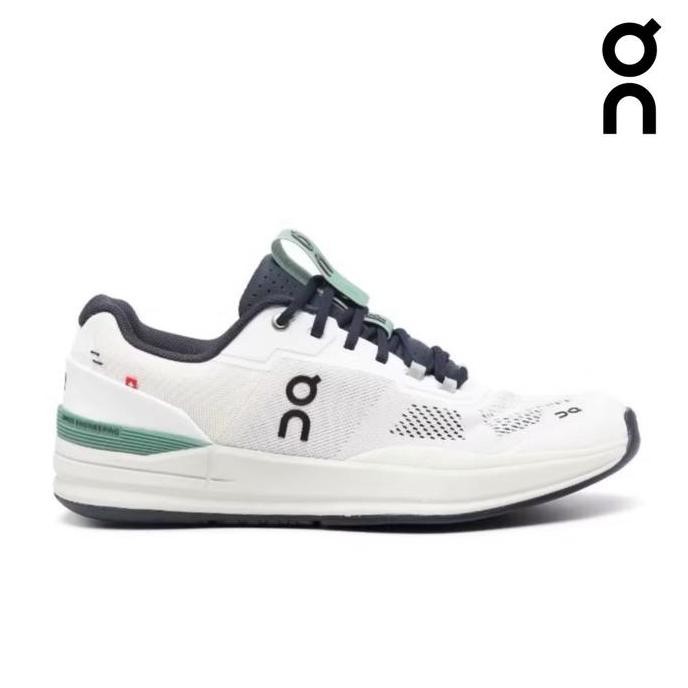 Sepatu On The Roger Pro Federer White Green Tenis