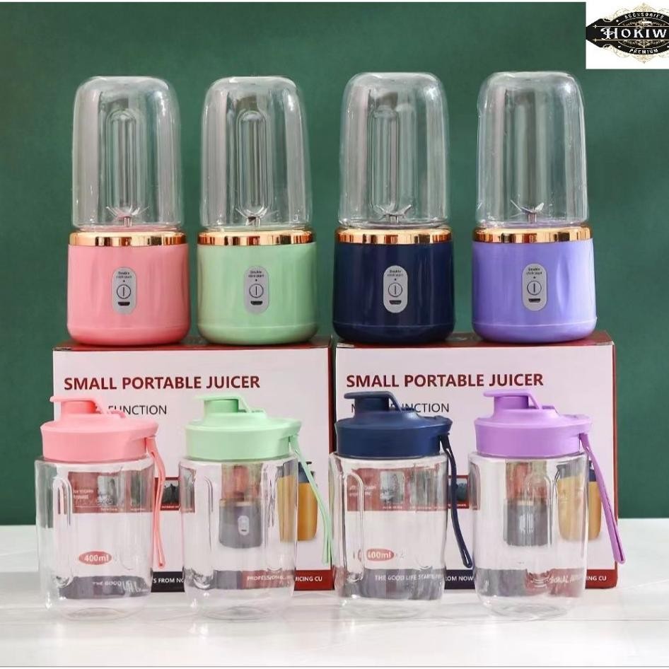 Blender Portable Mini 400Ml400Ml R Portable 6 Usb Rechargeable Ice Crusher