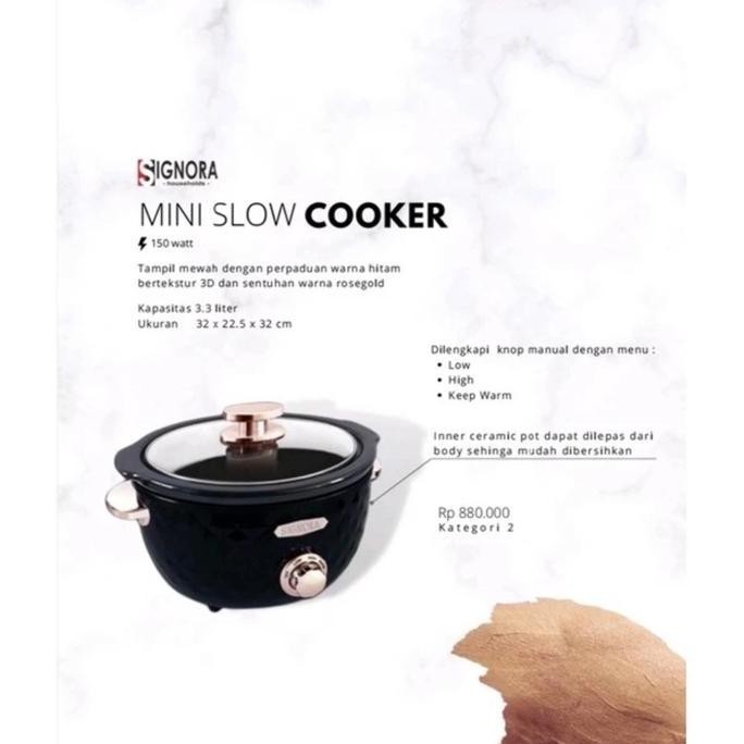 MINI SLOW COOKER SIGNORA