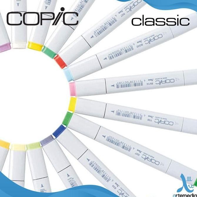 

Promo Copic Classic Brush Pen - Spidol Warna Art Marker Satuan Original
