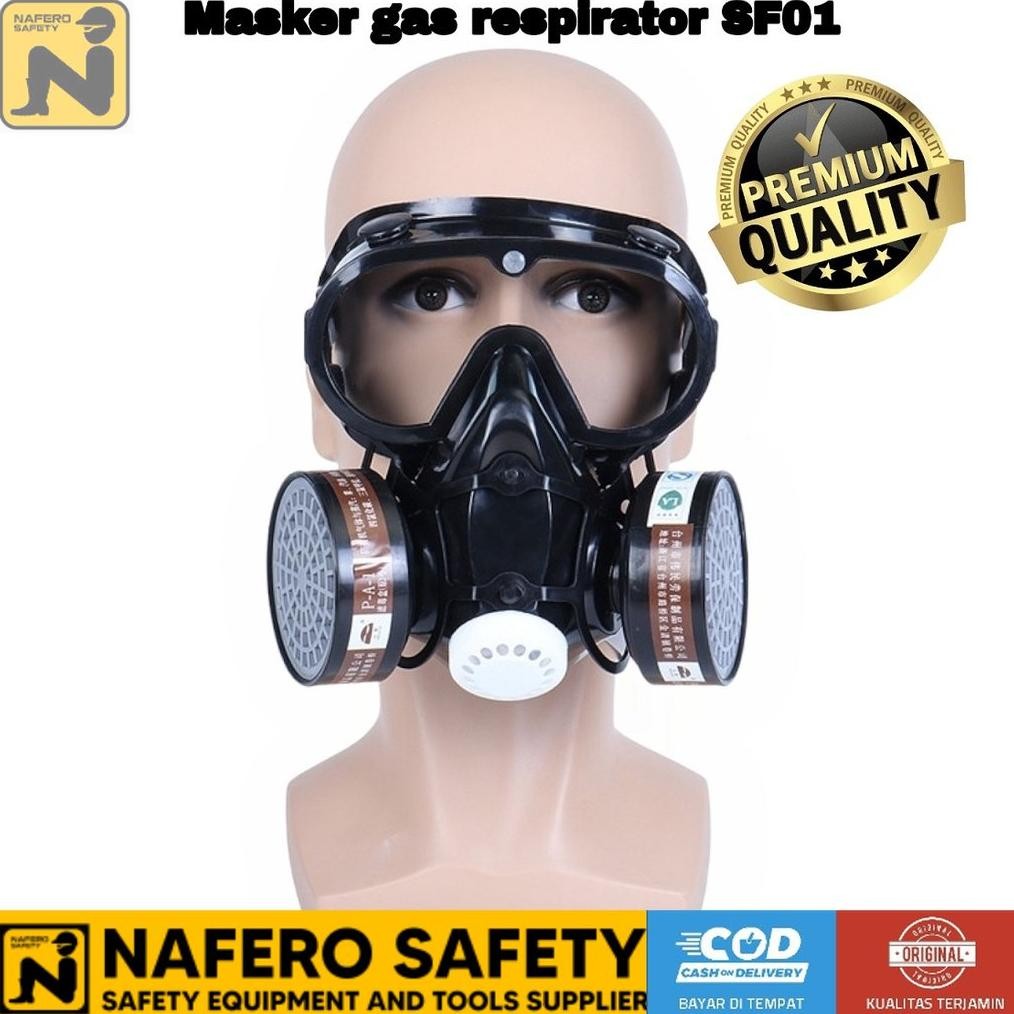 Masker Respirator Gas Full Face Anti-Dust Chemical  SF01