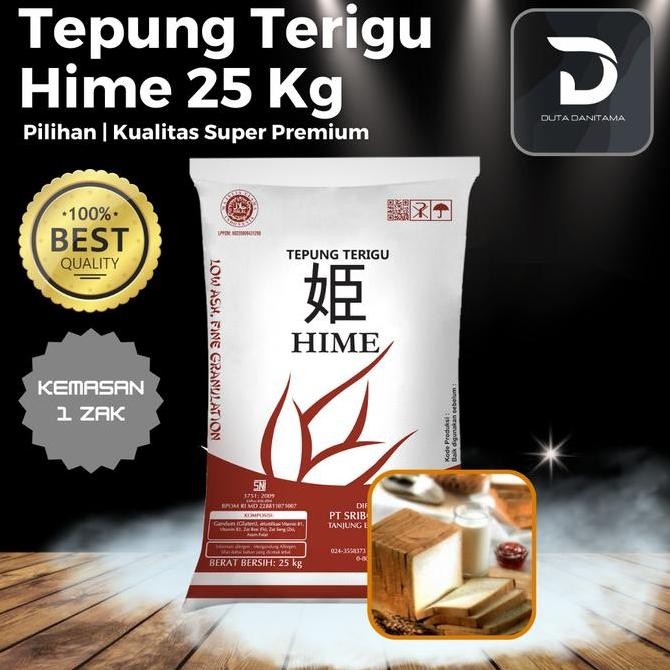 

Tepung Terigu Sriboga Hime 1 sak (25 kg) & 20 sak (@ 25 kg)